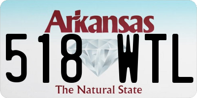 AR license plate 518WTL