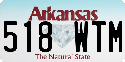 AR license plate 518WTM