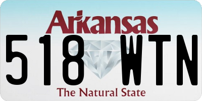 AR license plate 518WTN