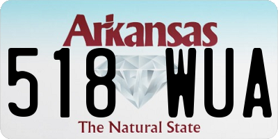 AR license plate 518WUA