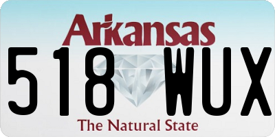 AR license plate 518WUX