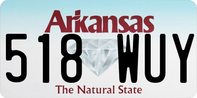 AR license plate 518WUY