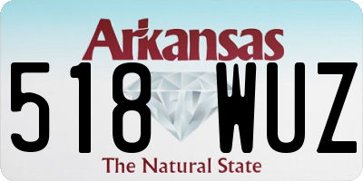 AR license plate 518WUZ