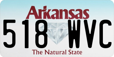 AR license plate 518WVC