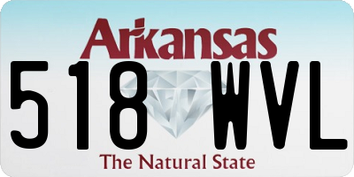 AR license plate 518WVL
