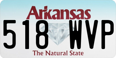 AR license plate 518WVP