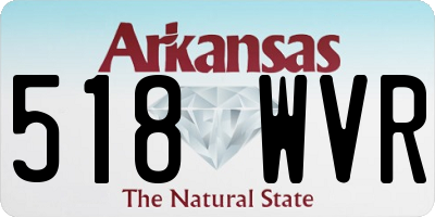 AR license plate 518WVR