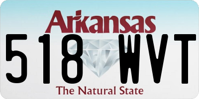 AR license plate 518WVT