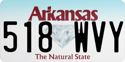 AR license plate 518WVY