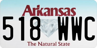 AR license plate 518WWC