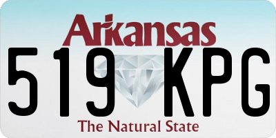 AR license plate 519KPG