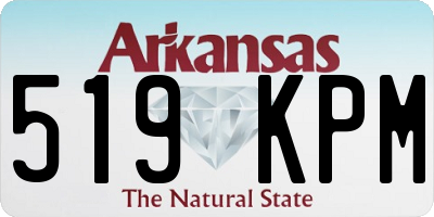 AR license plate 519KPM