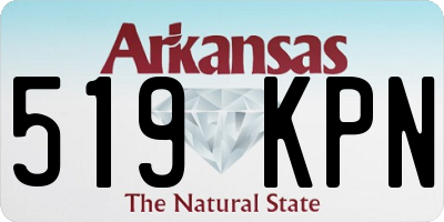 AR license plate 519KPN