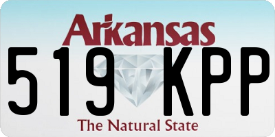 AR license plate 519KPP