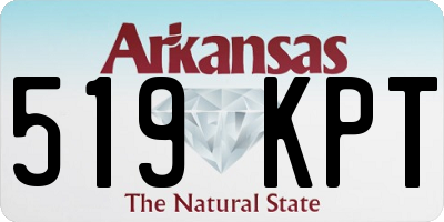 AR license plate 519KPT