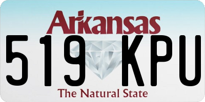 AR license plate 519KPU