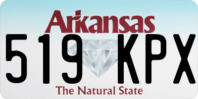 AR license plate 519KPX