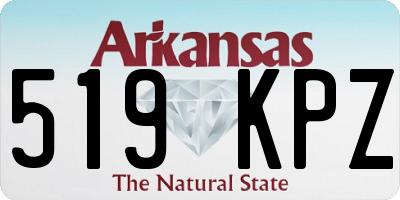 AR license plate 519KPZ