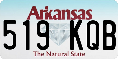 AR license plate 519KQB