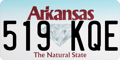 AR license plate 519KQE