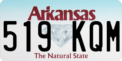 AR license plate 519KQM