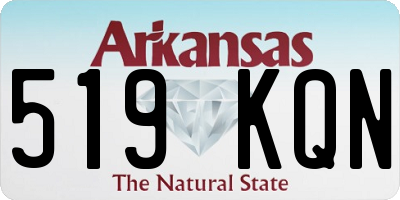 AR license plate 519KQN