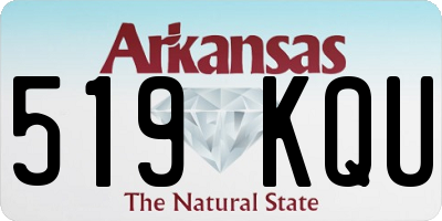 AR license plate 519KQU