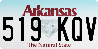 AR license plate 519KQV