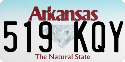 AR license plate 519KQY