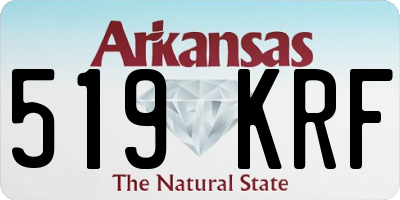 AR license plate 519KRF