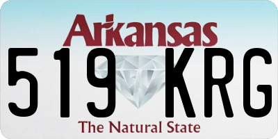 AR license plate 519KRG