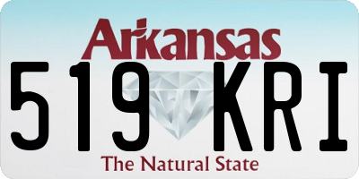 AR license plate 519KRI