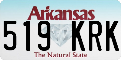AR license plate 519KRK