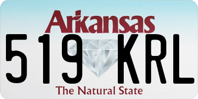AR license plate 519KRL