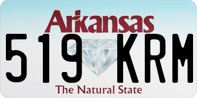 AR license plate 519KRM