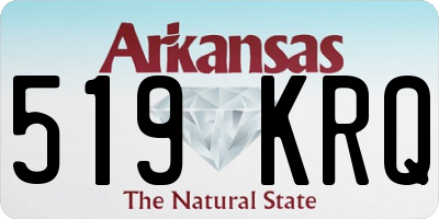 AR license plate 519KRQ
