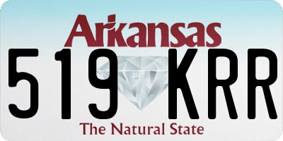 AR license plate 519KRR