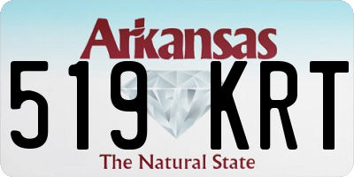 AR license plate 519KRT