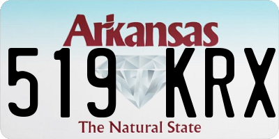 AR license plate 519KRX