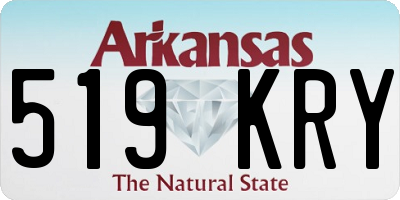 AR license plate 519KRY