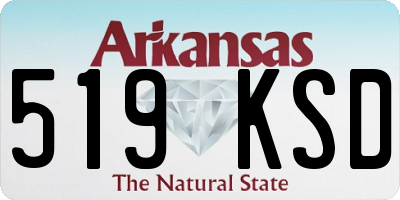 AR license plate 519KSD