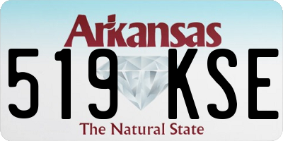 AR license plate 519KSE