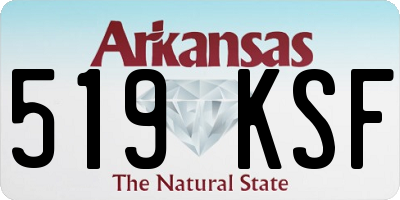 AR license plate 519KSF