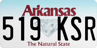 AR license plate 519KSR