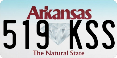 AR license plate 519KSS