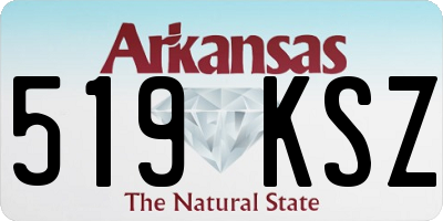 AR license plate 519KSZ