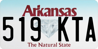 AR license plate 519KTA
