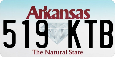 AR license plate 519KTB