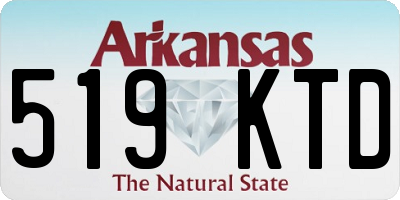 AR license plate 519KTD