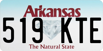 AR license plate 519KTE